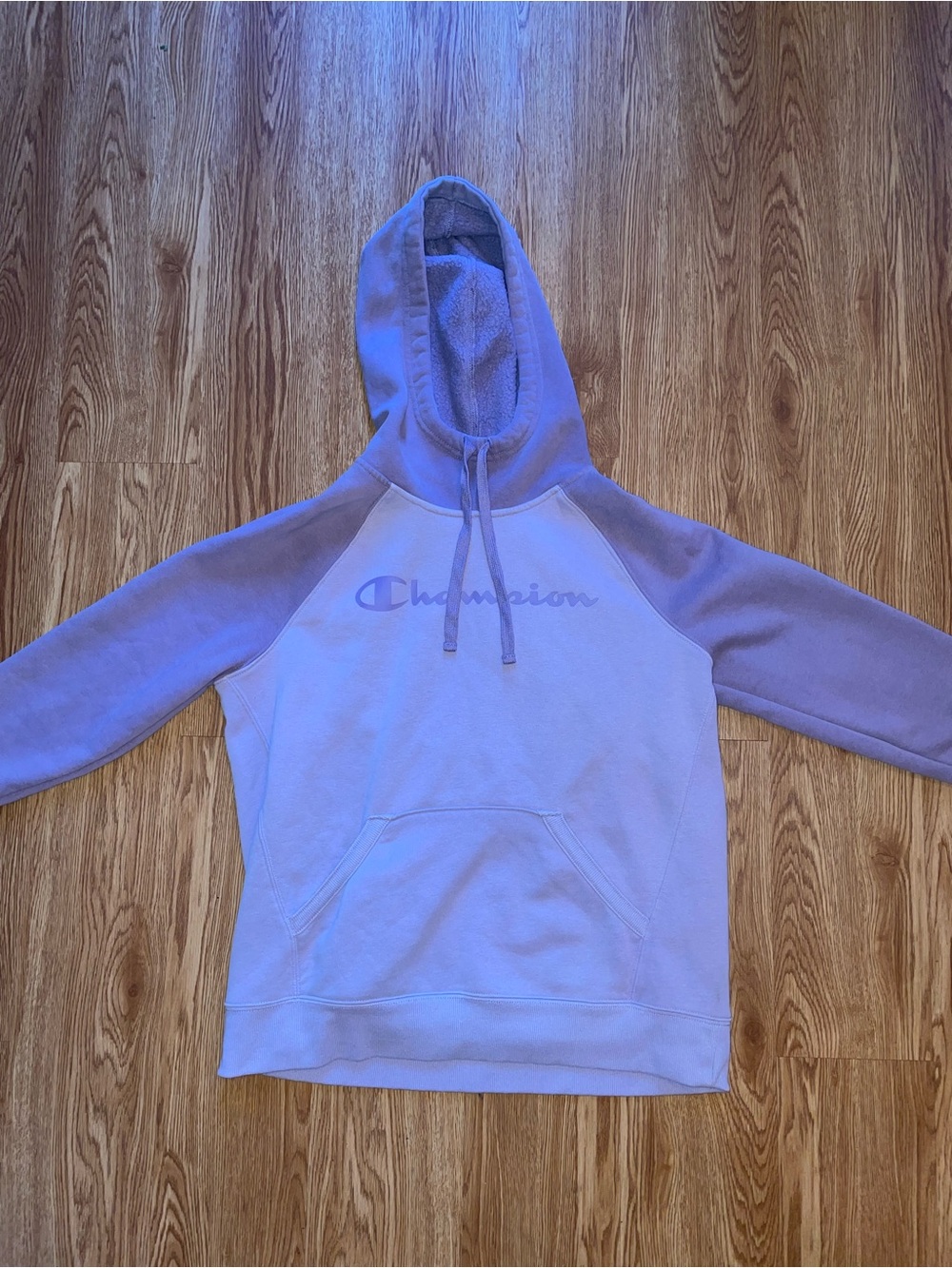 Champion Purple Hooded Fleece Pullover